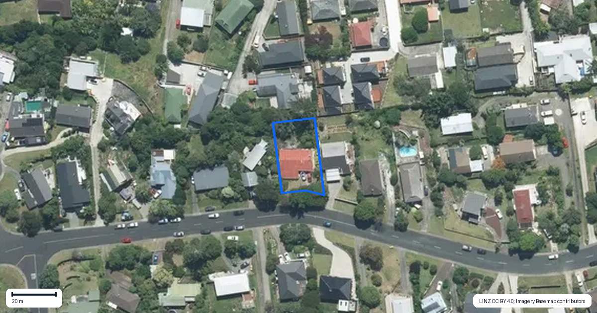 Property context map for 117 Stredwick Drive, Torbay, Auckland