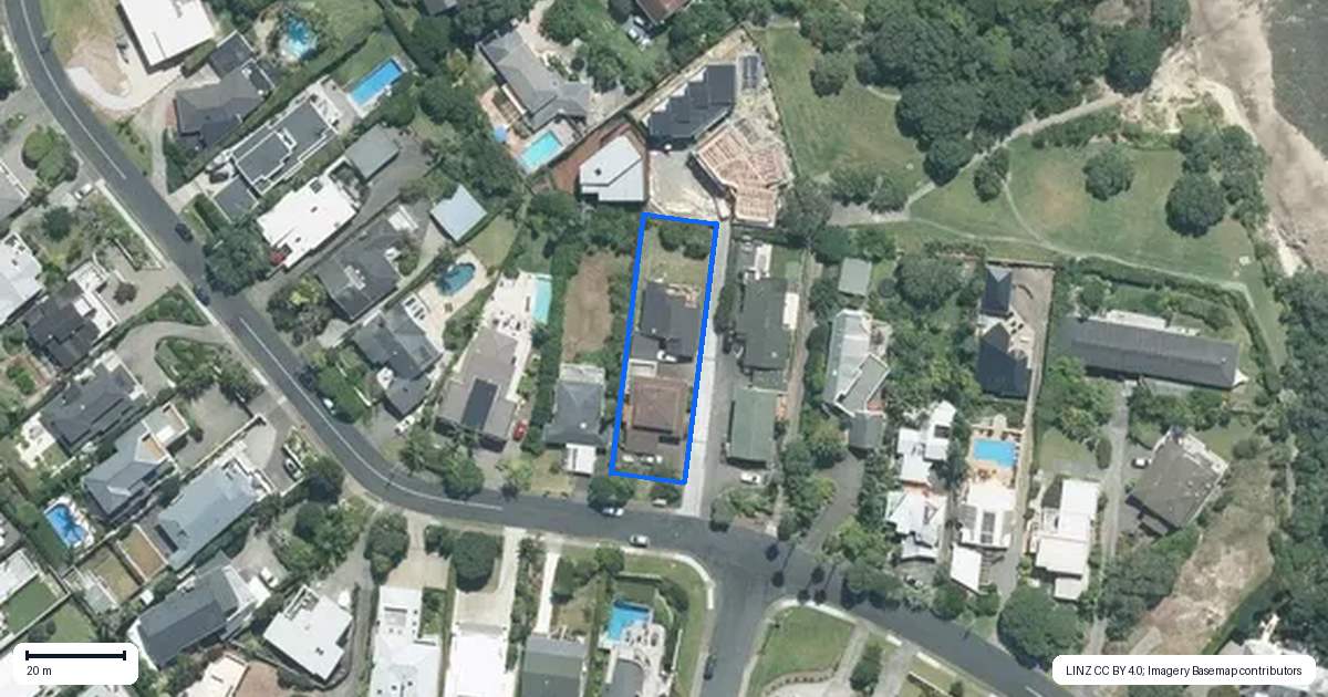 Property context map for 1/63 Churchill Road, Murrays Bay, Auckland