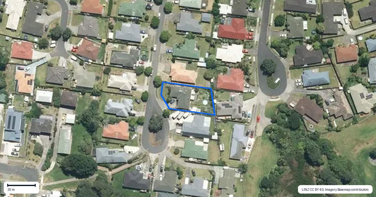 Property context map for 12 Reremanu Place, Weymouth, Auckland