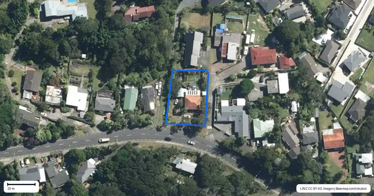 Property context map for 189 Godley Road, Titirangi, Auckland
