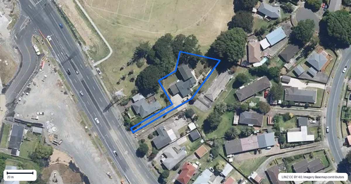 Property context map for 86 Ti Rakau Drive, Pakuranga, Auckland