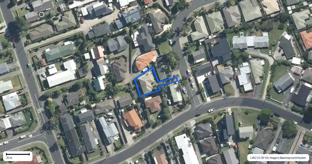Property context map for 2 Dan Tori Place, Orewa