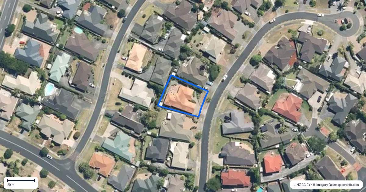 Property context map for 10 Limerick Place, Dannemora, Auckland
