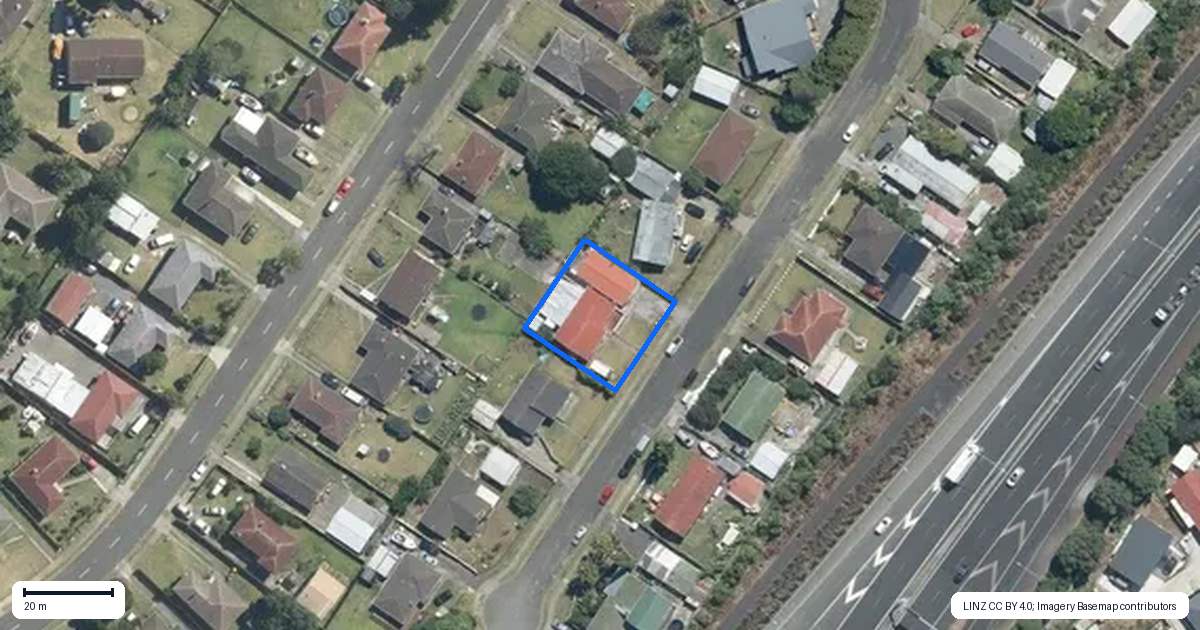 Property context map for 11 Vimy Place, Mangere, Auckland
