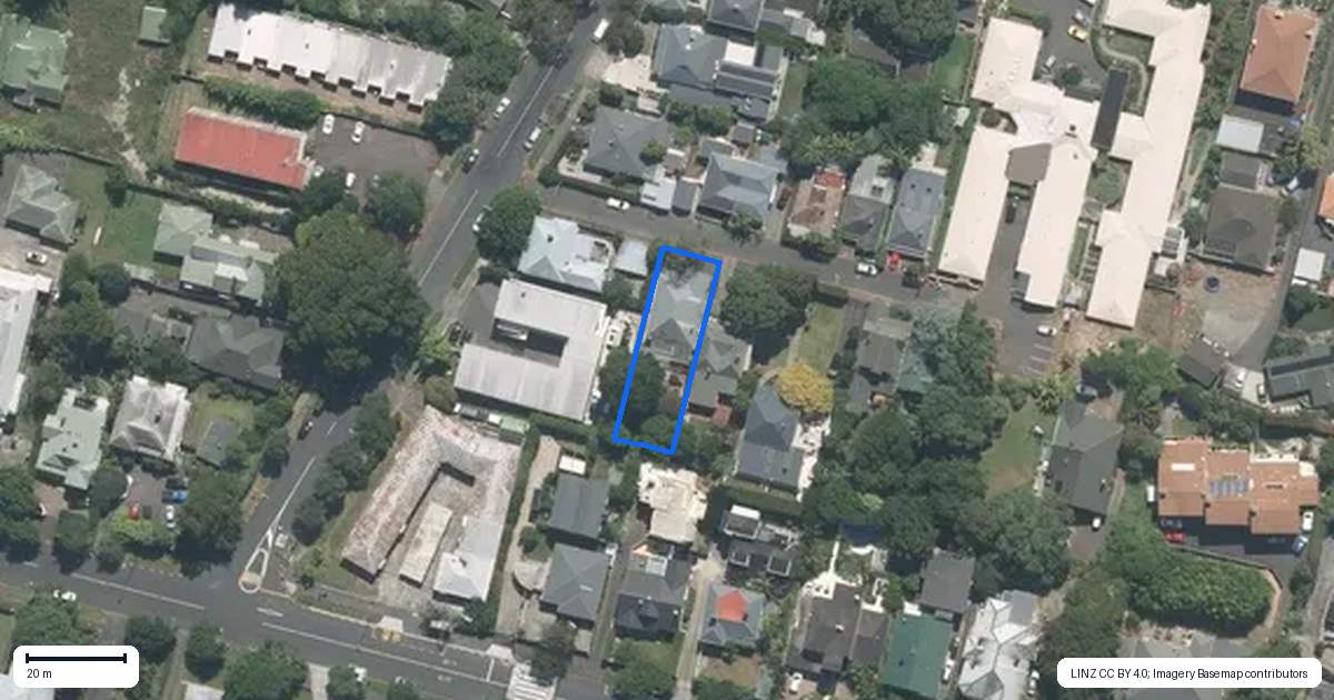Property context map for 1 Punga Street, Mount Eden, Auckland