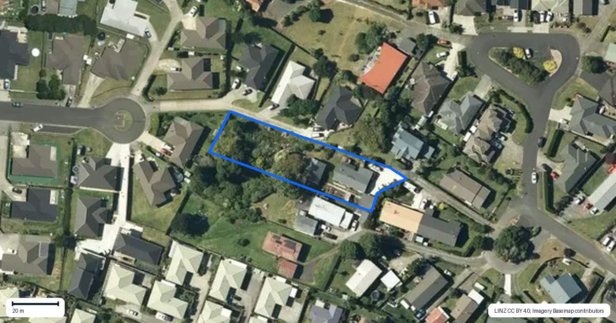 Property context map for 3 Westhaven Place, Tuakau