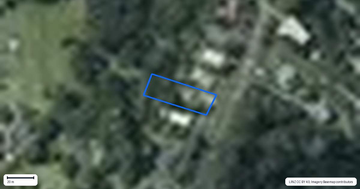 Property context map for 1141 Scenic Drive North, Swanson, Auckland