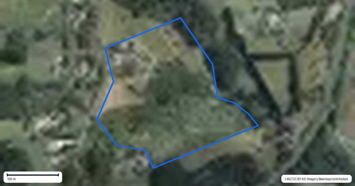 Property context map for 78 Cherrington Road, Clevedon