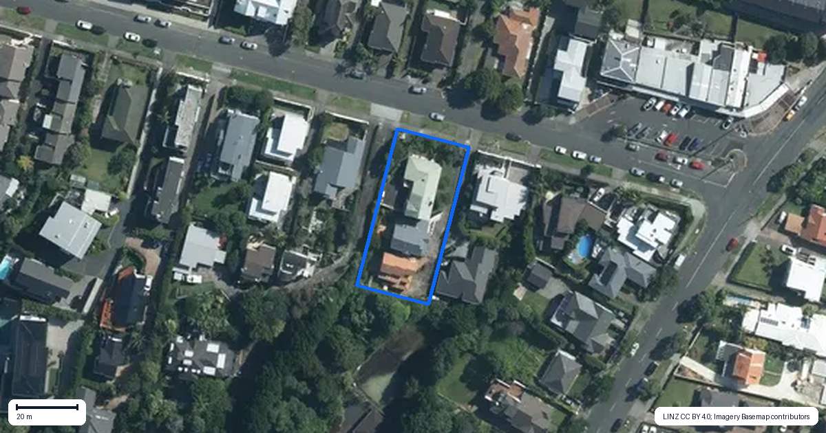 Property context map for 47B Waimarie Street, Saint Heliers, Auckland