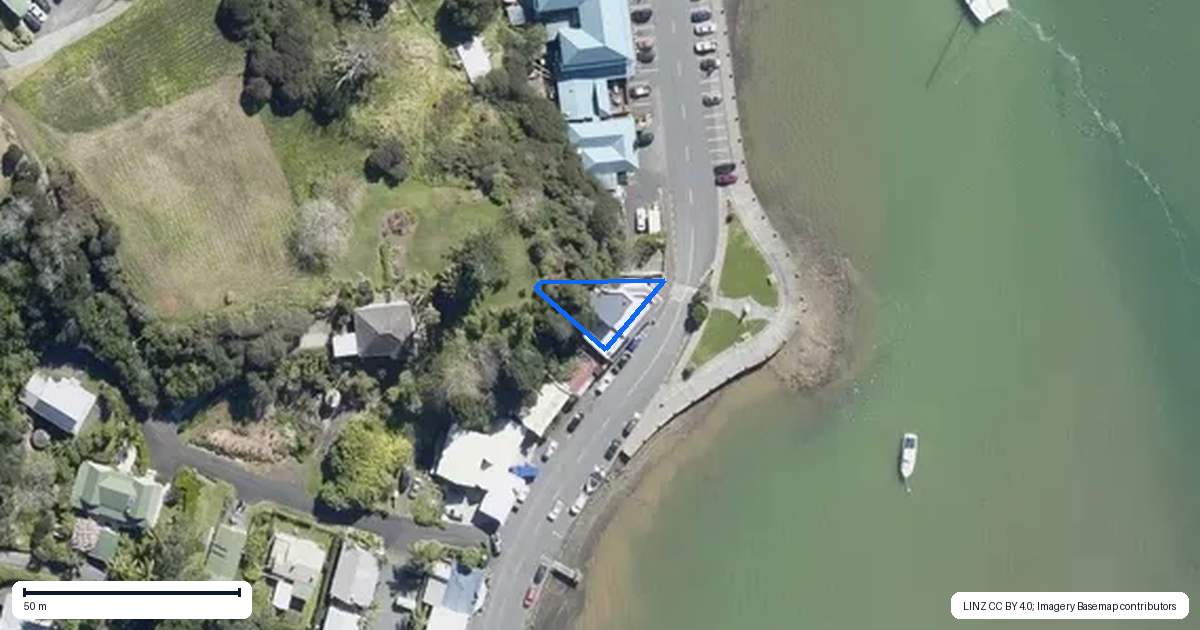 Property context map for 2/106 Waterfront Drive, Mangonui