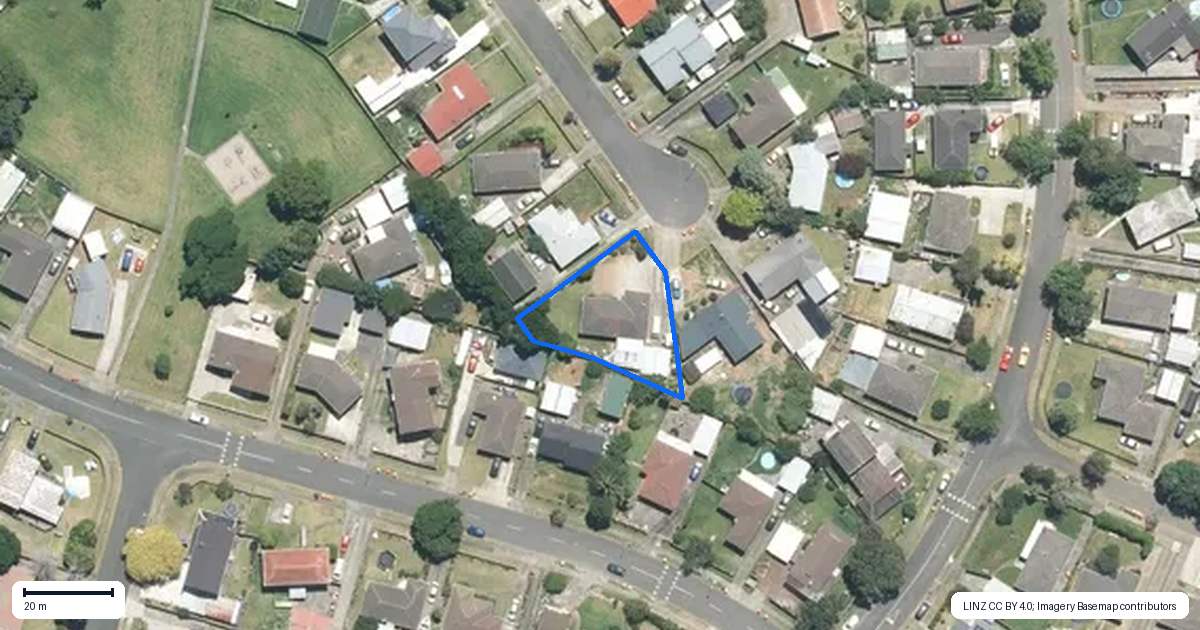 Property context map for 27 Yearsley Place, Manurewa, Auckland