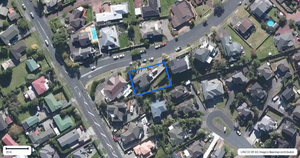 Property context map for 88 Lagoon Way, West Harbour, Auckland