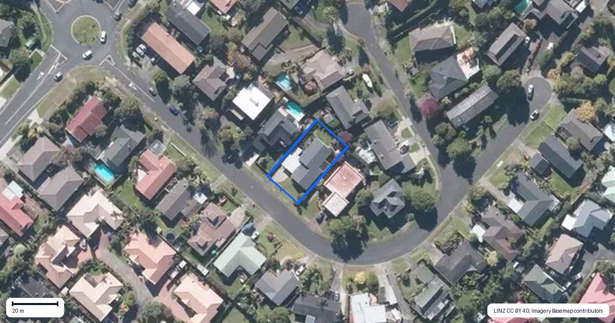 Property context map for 10 Culver Terrace, Howick, Auckland