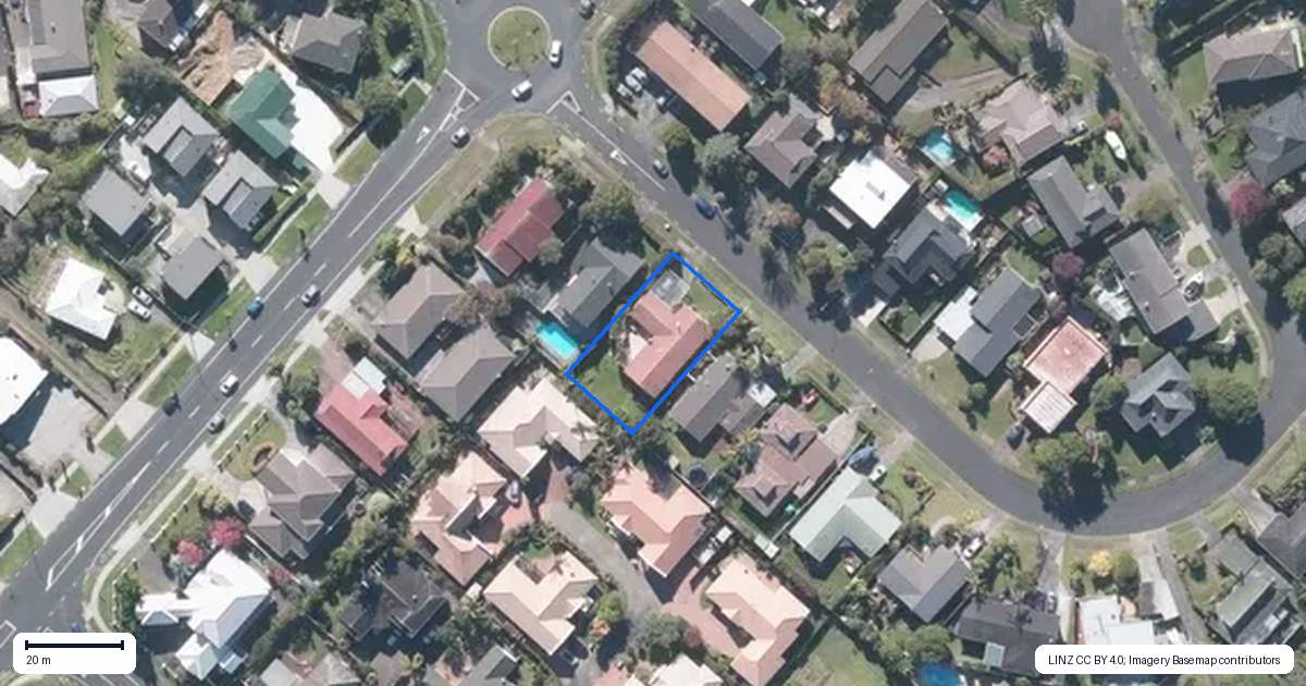 Property context map for 5 Culver Terrace, Howick, Auckland