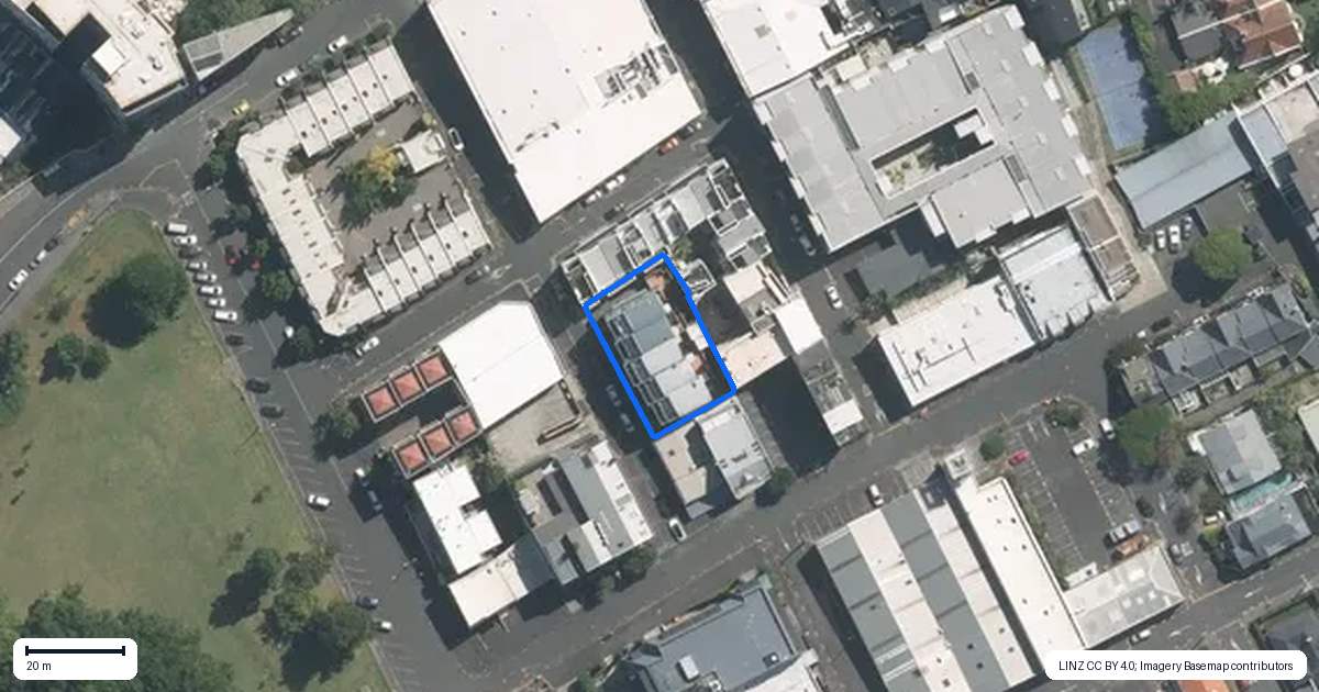 Property context map for 4H Marston Street, Parnell, Auckland