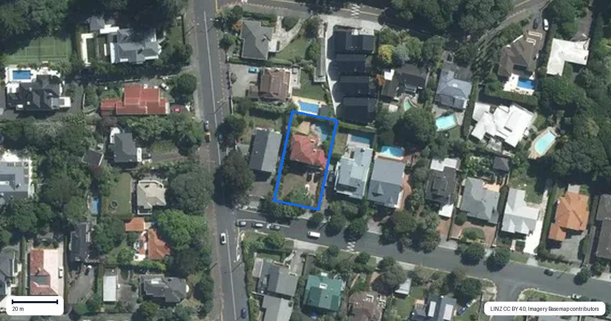 Property context map for 21 Albury Avenue, Epsom, Auckland