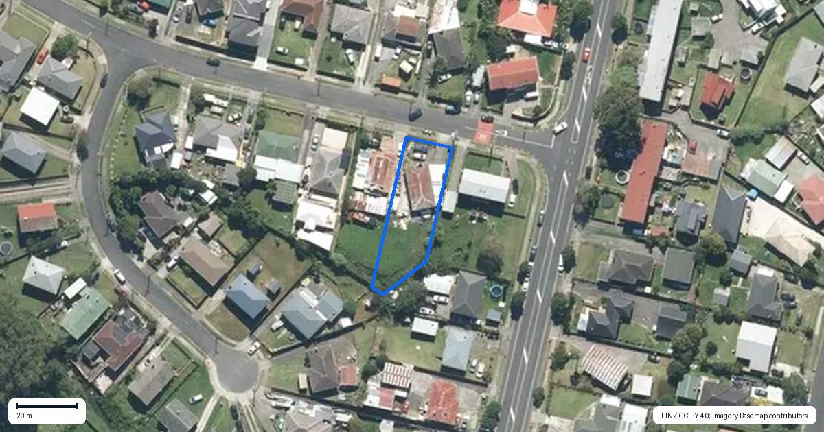 Property context map for 41 Kudu Road, Otara, Auckland