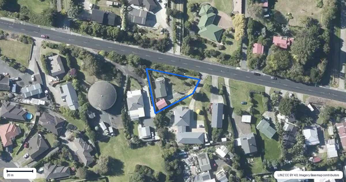 Property context map for 85A Victoria Avenue, Waiuku