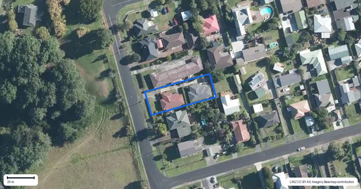 Property context map for 29B View Road, Waiuku