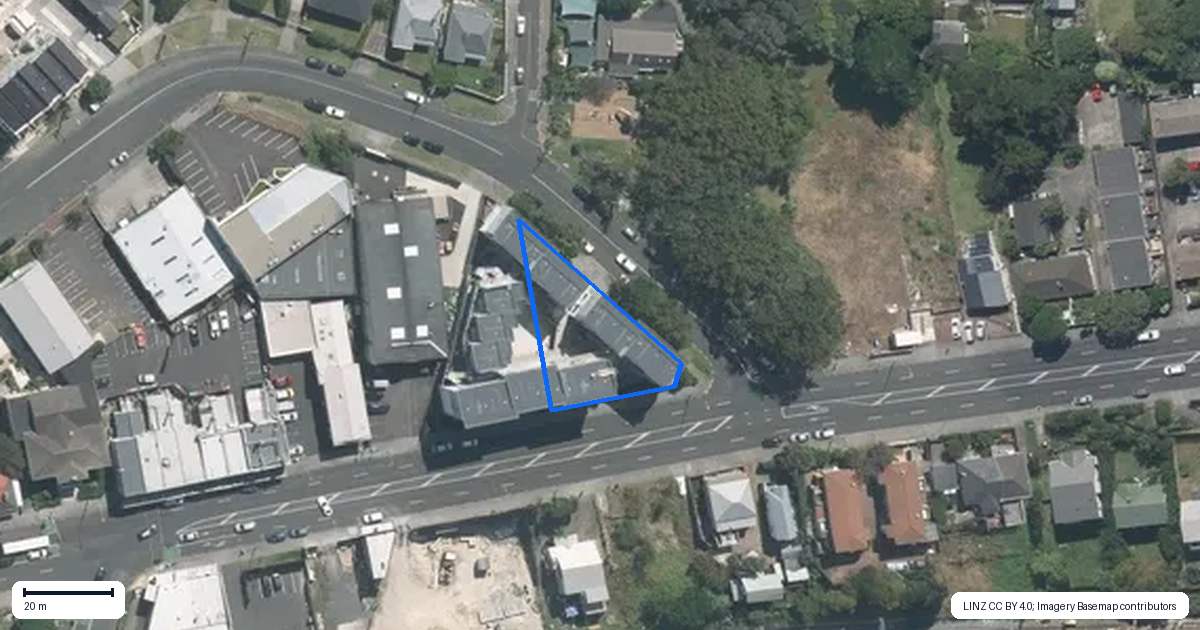 Property context map for 10/2 Western Springs Road, Morningside, Auckland