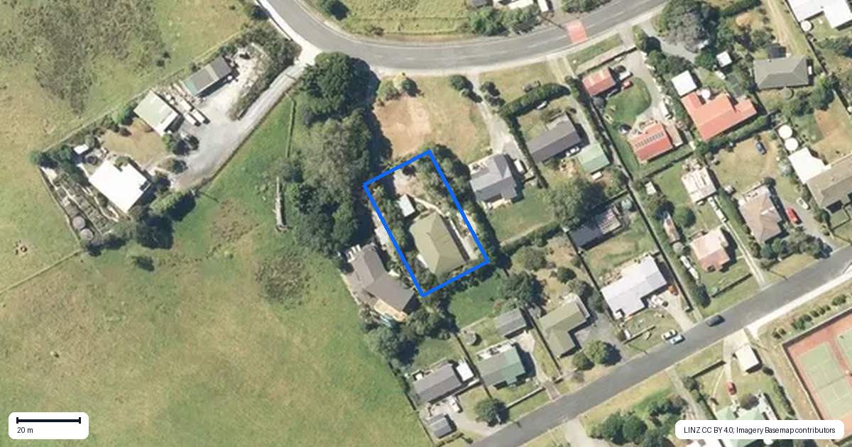 Property context map for 19 Pakiri Road, Leigh