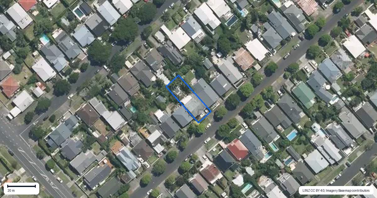 Property context map for 12 Cumberland Avenue, Westmere, Auckland