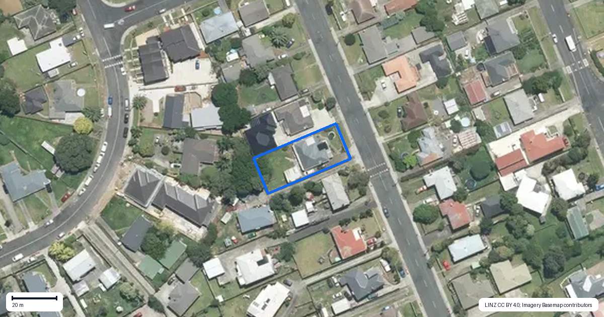 Property context map for 9 Thompson Terrace, Manurewa, Auckland