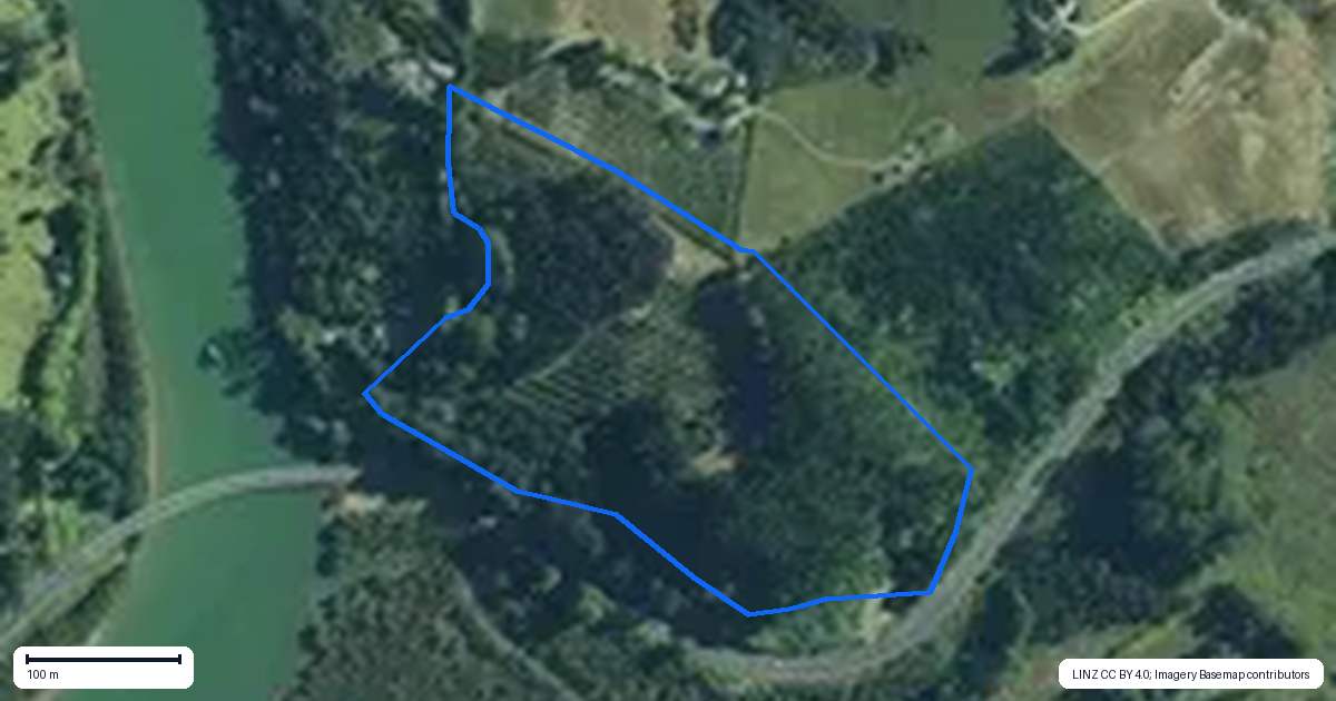 Property context map for 2884A State Highway 10, Mangonui