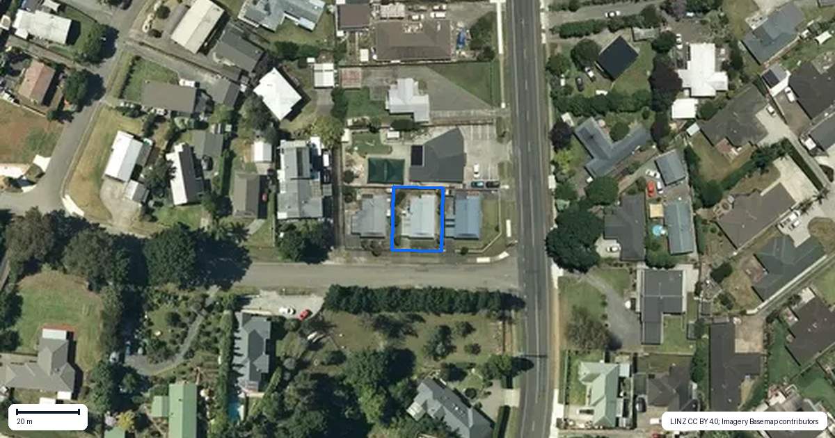 Property context map for 2B Percy Graham Drive, Tuakau