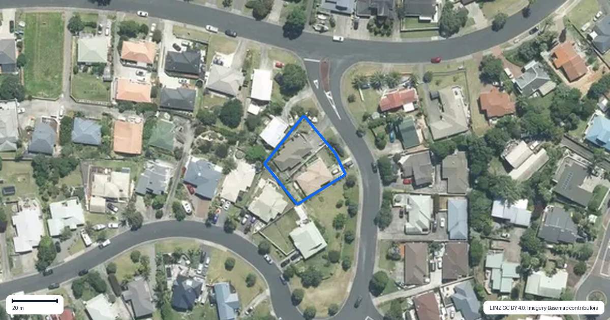 Property context map for 4 Kestrel Heights, Arkles Bay, Whangaparaoa