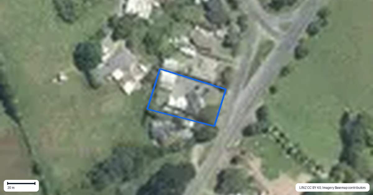 Property context map for 877 Papakura-Clevedon Road, Papakura