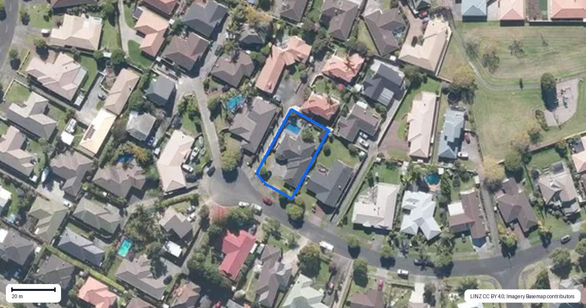 Property context map for 23 Ben Nevis Place, Northpark, Auckland