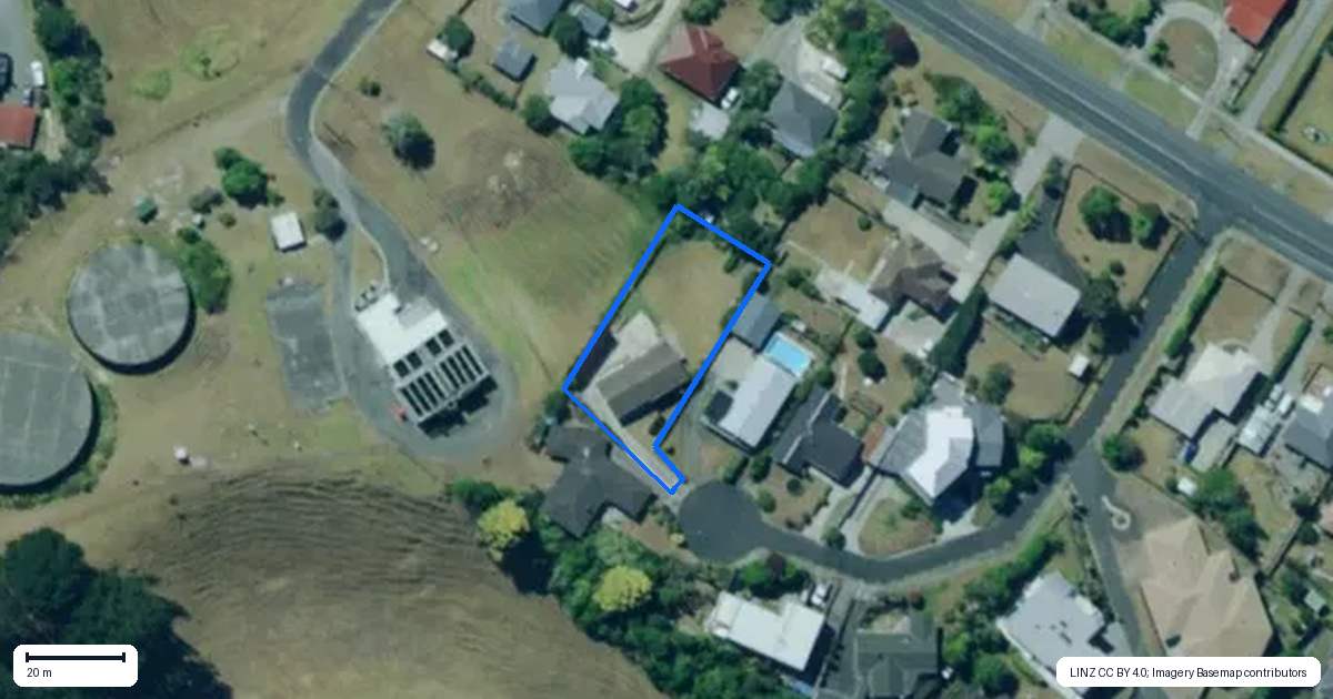 Property context map for 7 Panorama Place, Dargaville