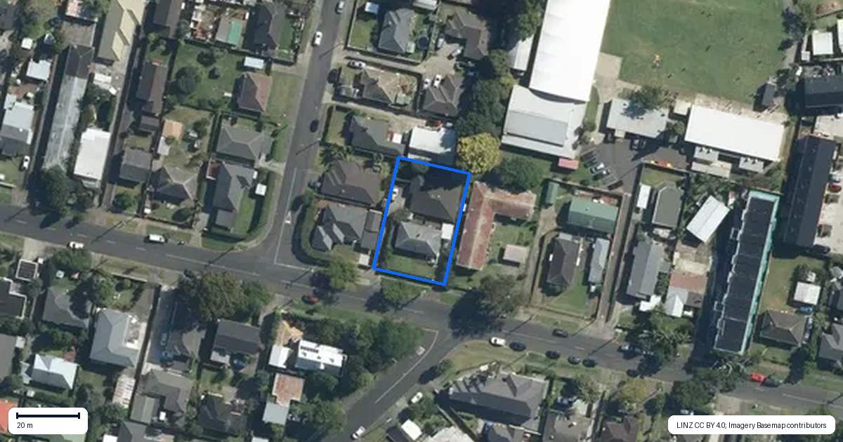 Property context map for 68A Kings Road, Panmure, Auckland