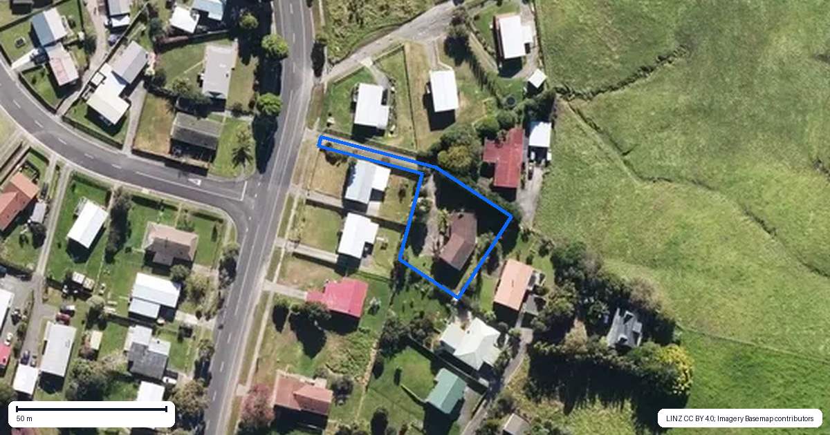 Property context map for 88A Allen Bell Drive, Kaitaia
