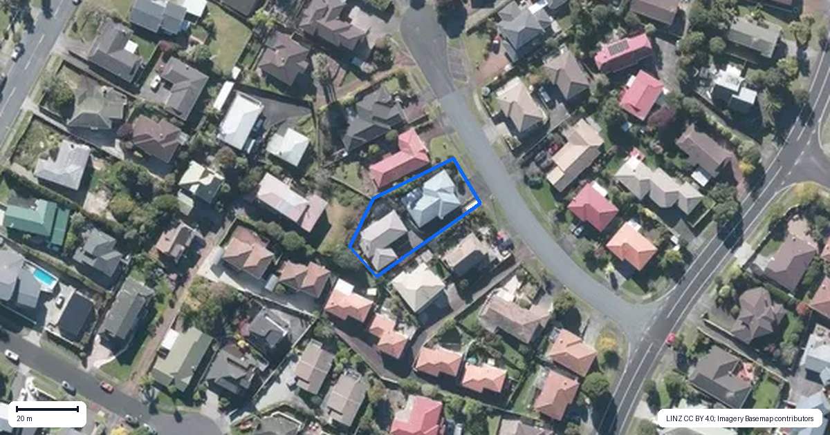 Property context map for 1/14 Kells Place, Botany Downs, Auckland
