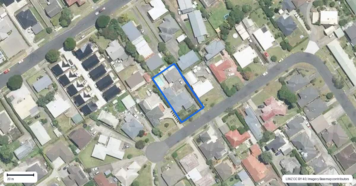 Property context map for 19 Coronation Avenue, Pukekohe