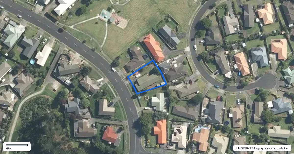 Property context map for 174 Burswood Drive, Burswood, Auckland
