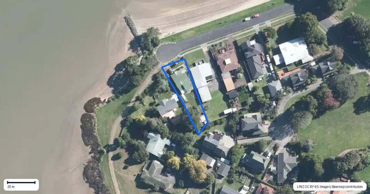 Property context map for 26 Rangiwhea Road, Waiuku