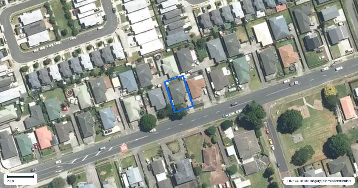 Property context map for 96A Manuroa Road, Takanini, Auckland