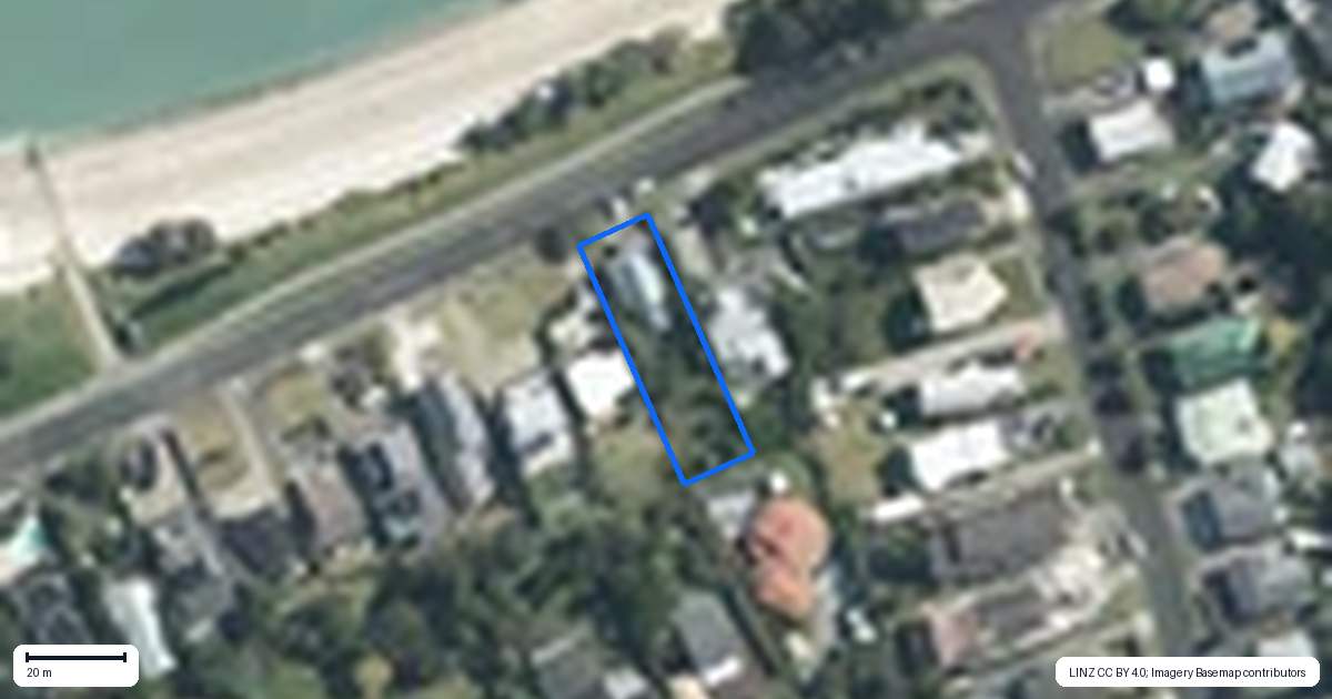 Property context map for 6 Omana Esplanade, Maraetai, Auckland