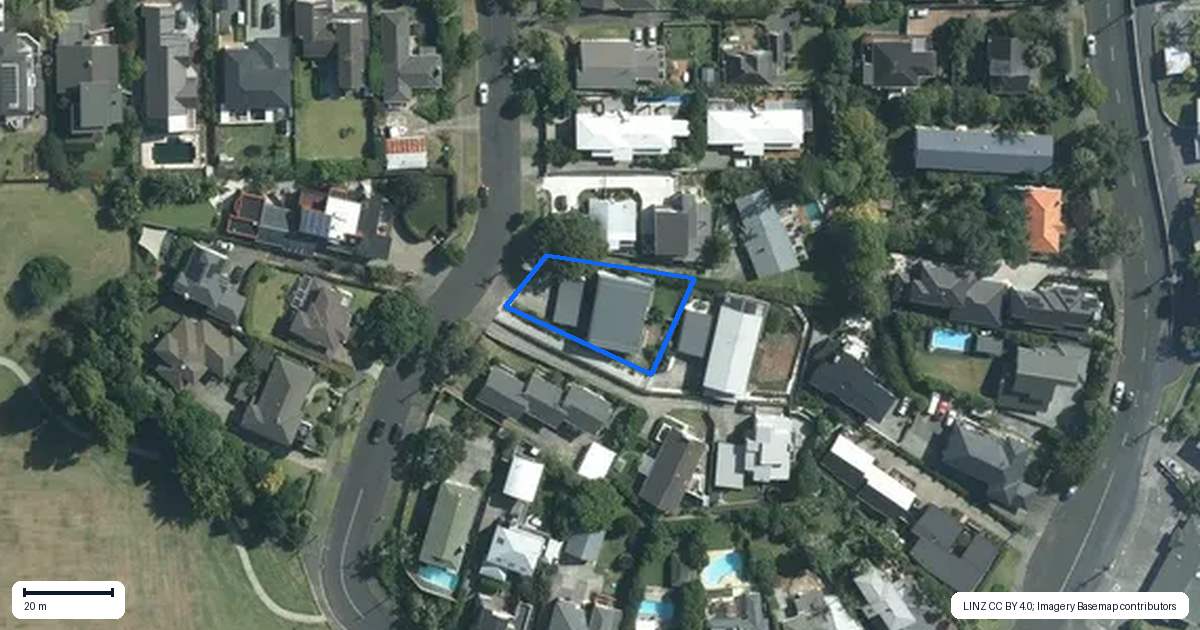 Property context map for 1/15 Hartland Avenue, Glendowie, Auckland
