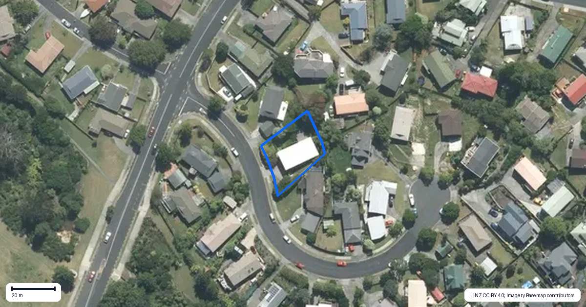 Property context map for 6 Mallard Place, Unsworth Heights, Auckland