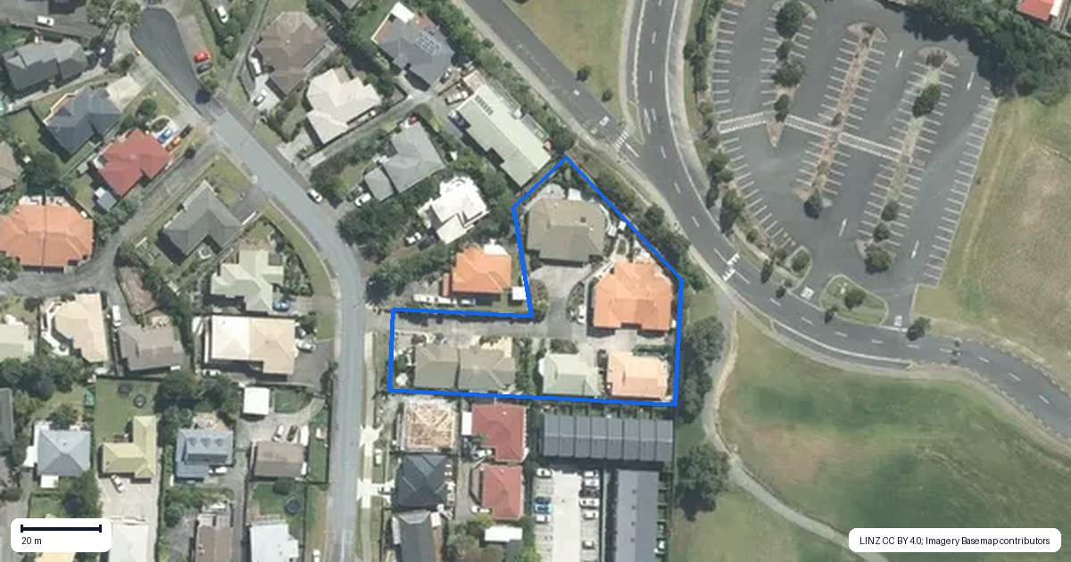 Property context map for 14 Palmgreen Court, Stanmore Bay, Whangaparaoa