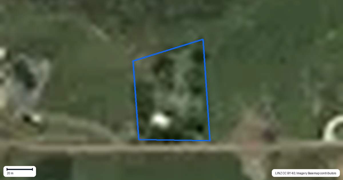 Property context map for 136 Huia Road, Pokeno