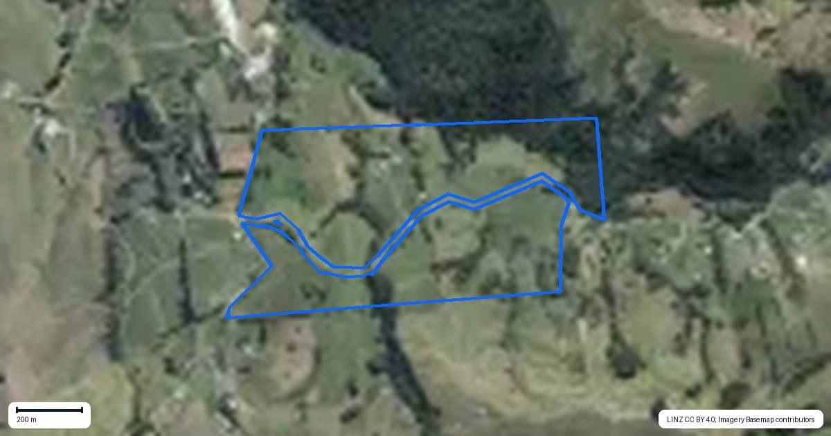 Property context map for 543 West Coast Road, Makarau, Warkworth