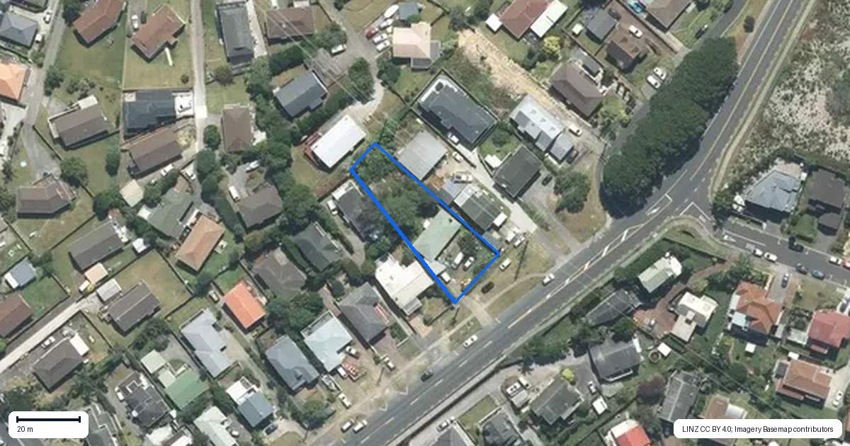 Property context map for 156 Sunset Road, Unsworth Heights, Auckland