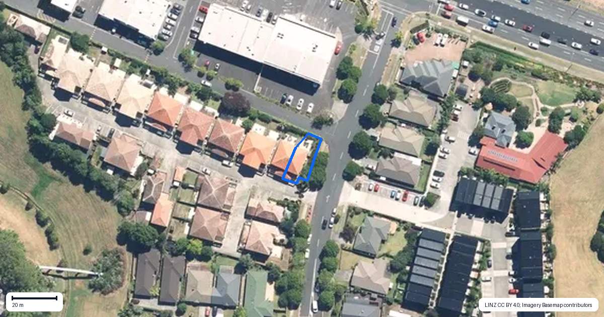 Property context map for 118 Huntington Drive, Huntington Park, Auckland