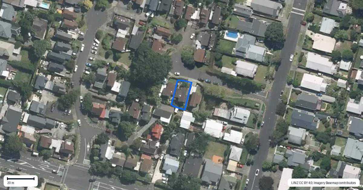 Property context map for 3 Balmer Lane, Mount Eden, Auckland