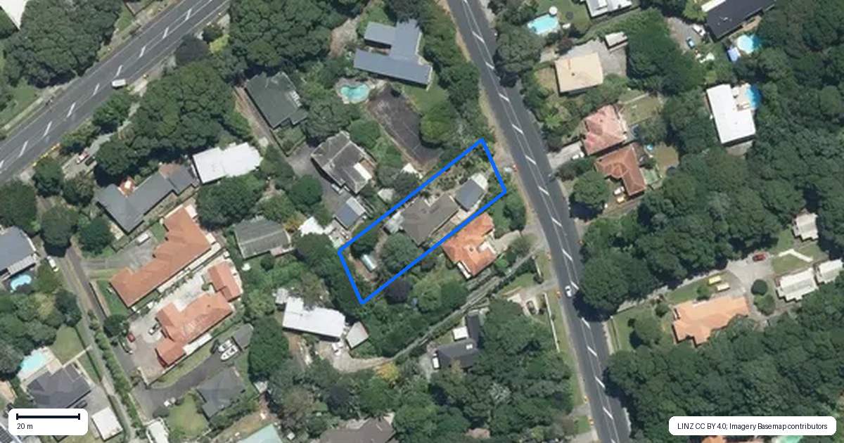 Property context map for 1 Claude Road, Hillpark, Auckland
